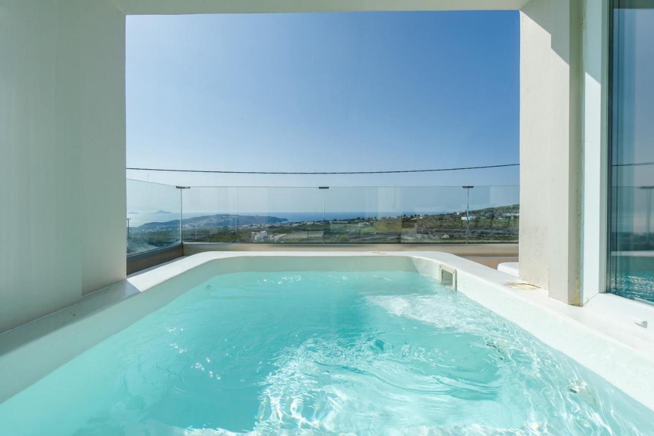 Cinnamon Villa With Private Hot Tub Pyrgos Kallistis Exterior foto